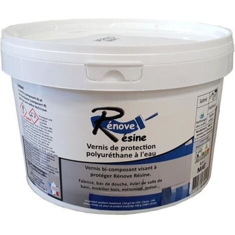 Vernis de Protection - Finition MAT - 0.5L - Multi-support - Résistant et Étanche (1/4)