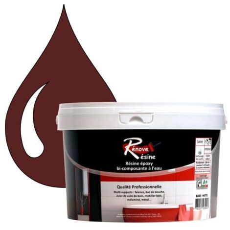 Peinture Résine - RAL 8012 - Brun rouge - 0,5L - Brillant - Multi-supports (1/4)