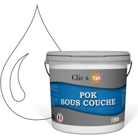 Peinture sous-couche - POK - Blanc - 10L - Acrylique - Mat