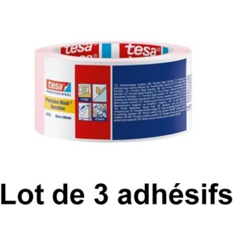 Adhésif de masquage de précision, surfaces sensibles, 50 mm x 50 m - tesa® 4333