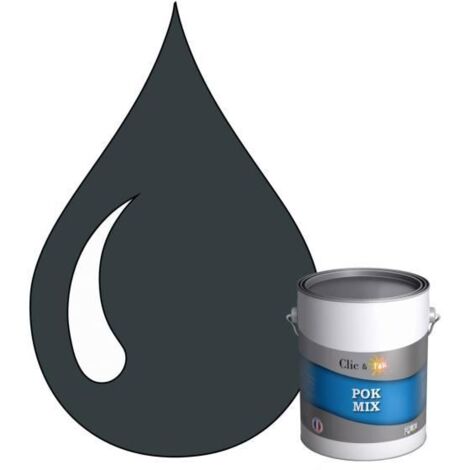 Peinture - POK - POK MIX Vert - Acrylique Satinée - 1L - RAL 6012 - Multi-supports (1/4)