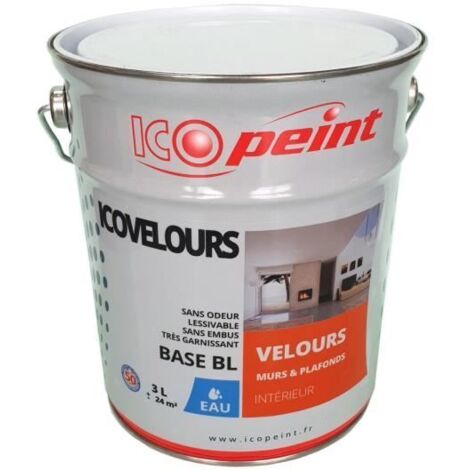 Peinture Acrylique Velours Murale - RAL 6011 - Vert réséda - 3L - Finition velours (1/3)