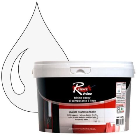 Peinture Résine - Rénove Résine 0.5L - Blanc signalisation - Brillant - Multi-supports