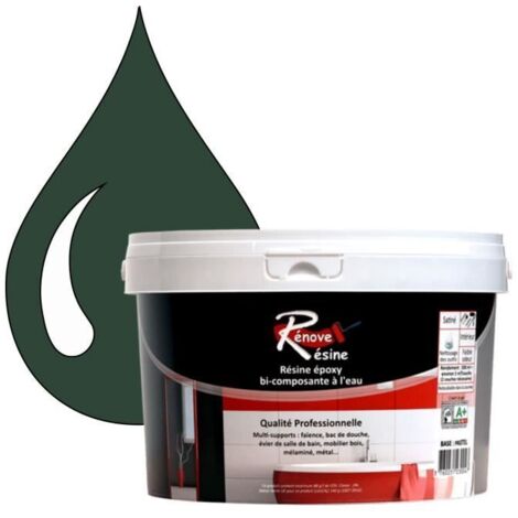 Peinture - Rénove Résine 0.5L - Vert mousse - Brillant - Multi-supports (Faïence, Carrelage) (1/4)