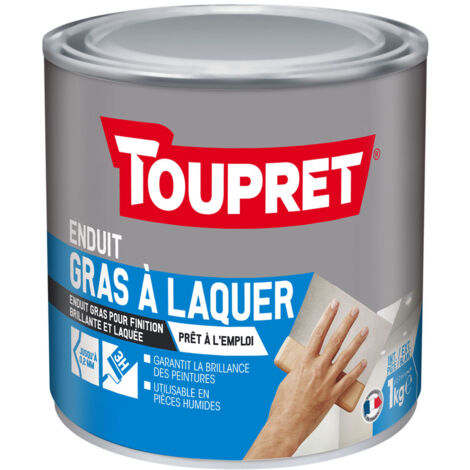 Enduit Gras à Laquer Pâte 1 Kg - Toupret