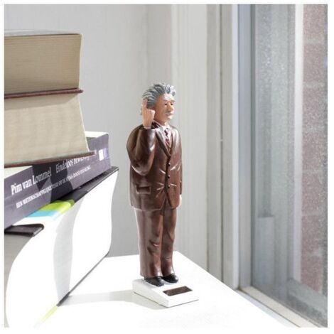 Objet décoratif - Kikkerland - Einstein Solaire - Multicolore - Plastique - Extérieur (1/4)