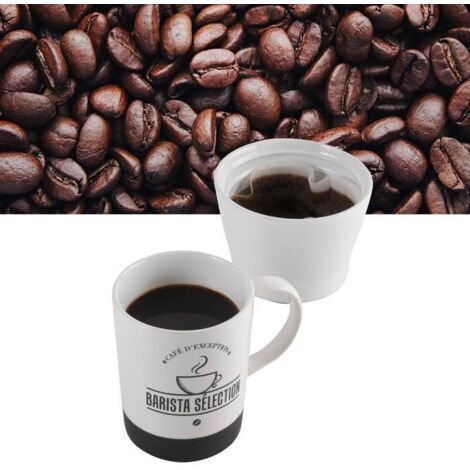 Mug - GENERIQUE - Barista - Céramique - Silicone - 30 cl