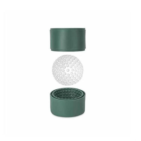 Moules à glaçons - Kikkerland - CU341 - Forme Balle de golf - 2 pièces - Silicone Vert (1/5)