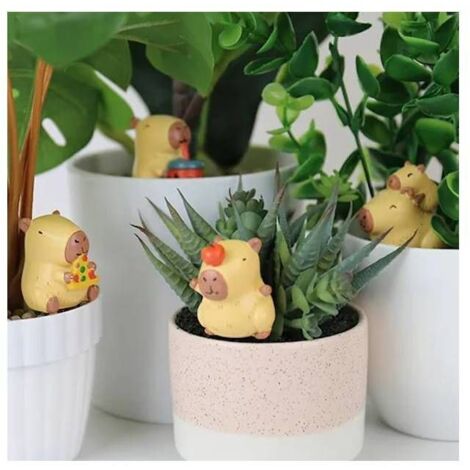 Mini Capybara Plant Pot Markers – Marqueurs de pots rigolos - mycrazystuff (1/4)