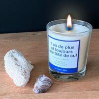 Bougie - LES VILAINES FILLES - 1 an de plus - Blanc - Décoration de fête - Mixte
