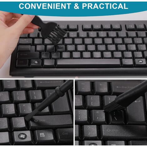 Kit 7 Brosses Nettoyage Nylon Antistatiques - Brosses Clavier Ordinateur Et Électronique