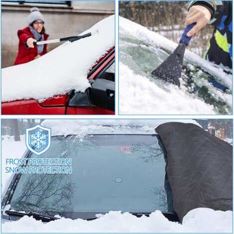 Pare-Soleil Voiture Pliable 145x65cm - Protection UV Anti-Chaleur Portable Noir Argent Pour Pare-Brise
