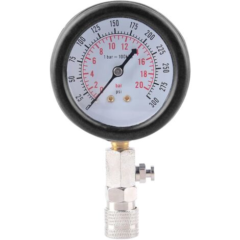 Manómetro Presión Aire Mini Dial 0-20 Bar 0-300 Psi | Cuotas sin interés