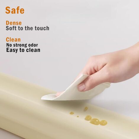 Protection Des Bords Extra Large 5m Pour Meubles – Sécurité Bébé, Mousse NBR Grise, Adhésif 3M