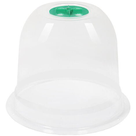 10 Pièces Cloche pour Plantes de Jardin, 16CM x 20CM Couverture de Cloche de Dôme de Plante Mini Serre en Plastique (1/5)