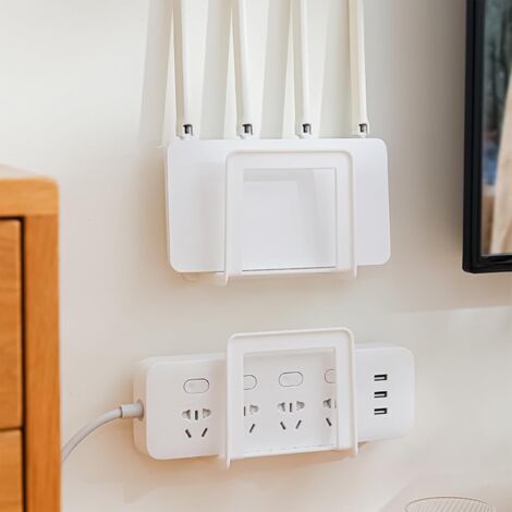Lot de 2 boîte De Rangement Murale pour Routeur WiFi, Cache Box ...