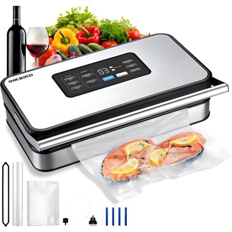 Machine Sous Vide - INKBIRD INK-VS04 - 7 Modes - Machine sous vide Alimentaire - Coupeur Intégré - Double moteur 150W 22 à 25 L/min