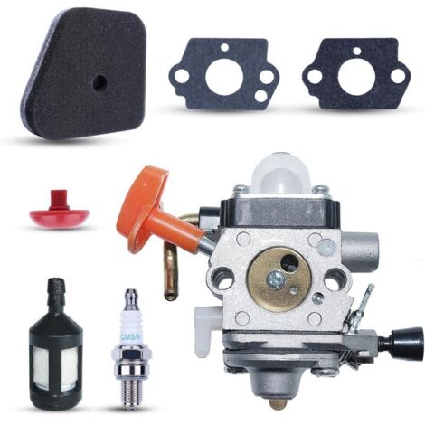 Vergaser FS90 für Stihl FS90 FS90 R FS87 FS87R FS100 FS110 FS110R für Rasenmäher Serie FS FC KM mit Zündkerze Luftfilter Ölfilter (1/5)