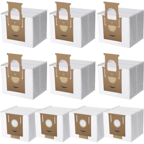 10 Staubsaugersäcke kompatibel mit ECOVACS DEEBOT N8+ N8 Pro N8 Pro+, T8 T8+ T8 AIVI T8 AIVI+ T8MAX T8Power, T9 T9+, DX93 DDX96, Zubehör Ersatzbeutel Filter (1/5)