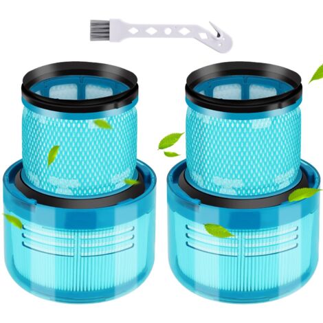 Filter kompatibel mit Dyson V6 V8 V11 V12 V15 Detect Absolute, 2 Stück Ersatzfilter für Dyson Staubsauger, Blau (1/5)