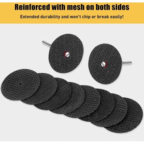 10x Kreissägeblätter 22mm mit Spanndorn für Dremel, Proxxon