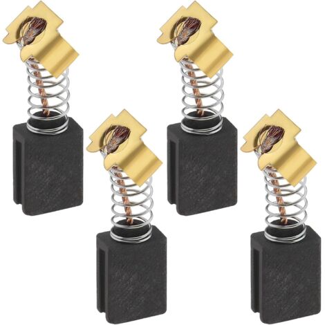 EMSea - 4 escobillas de carbón para motor de repuesto compatibles con Makita 195007-0 CB-406 CB-407, accesorios para herramientas eléctricas, sierra de calar, taladro rotativo (1/5)