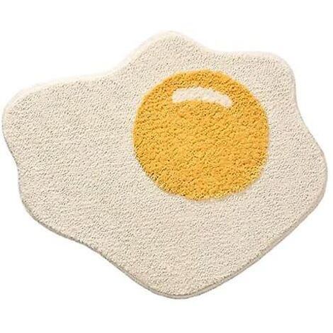 Juego de alfombrillas de baño con estampado de huevos, para entrada, cama C, 70 x 58 cm (1/4)