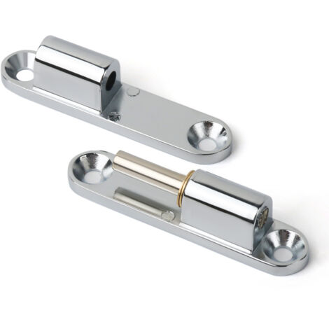 Bisagra para puerta de armario, 20 piezas con tornillos, acero inoxidable 231-1, extraíble, para muebles, hogar, armario, cajón. (1/4)
