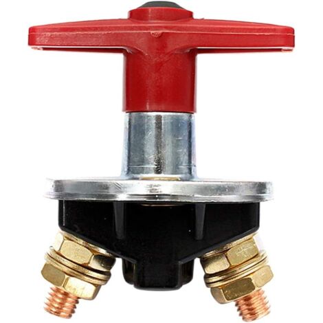 Desconectador de alimentación fija para coche de 12 V-60 V, interruptor de aislamiento, llave de corte de batería, desconectador de cable (multicolor, talla única) (1/5)