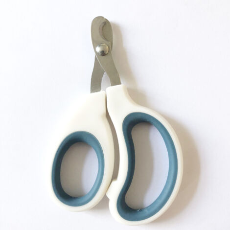 Cortaúñas para gatos, cortaúñas profesional para cachorros y animales pequeños, tijeras de acero inoxidable, diseño en radianes de 25 grados. (1/3)