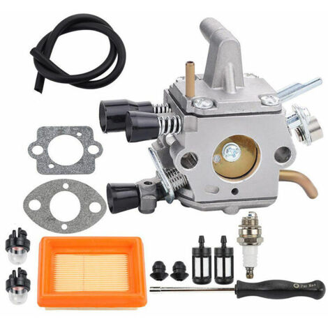 Carburador para Stihl FS120, FS120R, BT120, BT120C, FS200, FS200R, SP200, FS250, FS250R, HT250, FT250, FS300, FS350, FR350, FR450, FR480, FR480C. Número de pieza: 4134 120 0653, 4134 120 0652. (1/5)