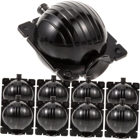 Plantas negras, 10 unidades, bolas de plástico laminadas para recepción de bodas, caja de cría, genitales, sistema de raíces, reproducción, bolas de crecimiento para bodas, raíces, árbol, arco de crec (1/5)