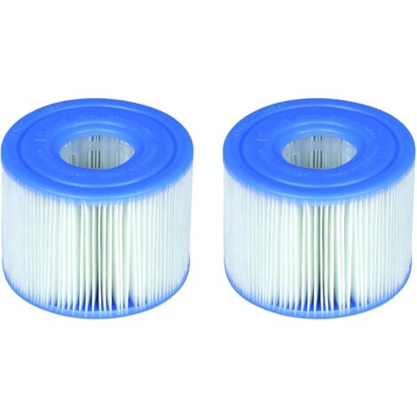 El conjunto Intex 29001E incluye 2 cartuchos de piscina PureSpa tipo S1 fáciles de instalar para un total de 2 filtros. (1/4)