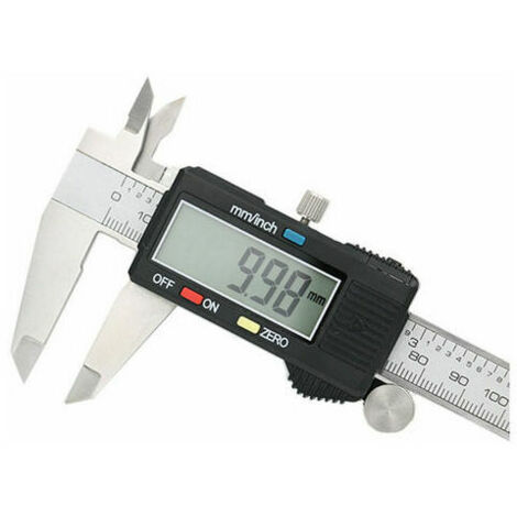 Calibrador digital, calibrador digital electrónico de pantalla grande en acero inoxidable, precisión de 0,01 mm (0-300 mm) (1/5)