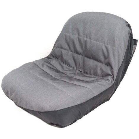 Funda para asiento de cortacésped, funda acolchada para asiento de tractor, material Oxford 600D, gris (gris) (1/5)