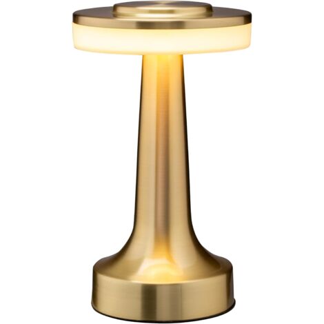Lámpara de mesa LED portátil con sensor táctil, 3 niveles de brillo, batería recargable hasta 48 horas de uso, luz de noche para habitación infantil, lámpara de mesita de noche, lámpara de noche (dora (1/5)