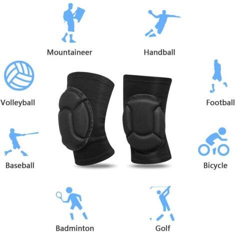 Rodilleras profesionales para el trabajo, cómodas para suelos abrasivos, para jardinería, construcción y danza, talla XL (80-100 kg) (1 par) (1/5)