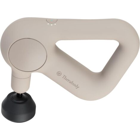 Pistola de masaje de percusión portátil para aliviar el dolor: fácil de usar, cómoda y liviana para aliviar el dolor diario en el cuello, la espalda, las piernas, los hombros y el cuerpo. Arena. (1/5)