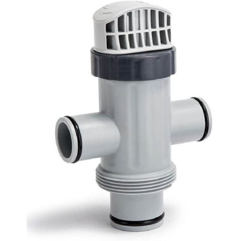 Válvula de pistón para piscina Intex, válvula de pistón de doble ruptura para manguera, conector en T para manguera (1/3)