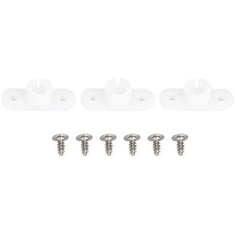 Juego de 3 clips para faros delanteros, collares de ABS y clip embellecedor para Discovery 1 y 2 (blanco) (1/5)