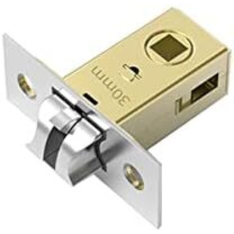 Pasador tubular de 30 mm, pasador bifurcado, pasador de resorte silencioso para puerta, puerta interior con panel de acero inoxidable, manija de palanca para puerta (1/4)