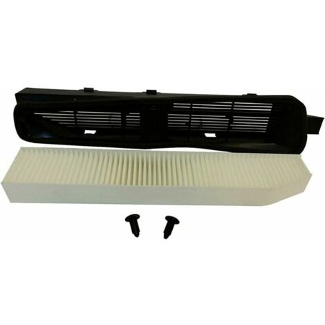 Kit de filtro de aire de cabina y carcasa, apto para modelos Jeep Grand Cherokee 82208300 a 1999-2010, color negro/blanco (1/5)