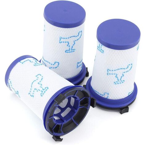 Pack de 3 filtros de repuesto para aspiradora inalámbrica Rowenta Air Force 360 / X-Pert Essential 260 RH9037 RH9038 RH9039 RH9051 RH9057 RH9079 RH9081 RH9086 (1/5)