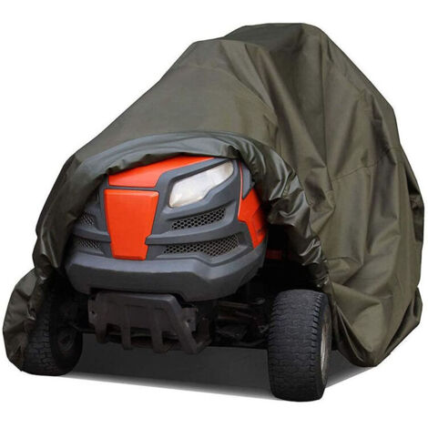 Funda protectora para cortacésped, duradera e impermeable, para su cortacésped familiar o tractor de jardín, L (183 x 137 x 117 cm) (1/5)