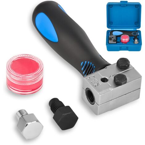 Utensili per svasatura tubi freno, prolunga tubi da 3/16", utensile per svasatura manuale da 4,75 mm per la riparazione dei tubi freno del veicolo (1/5)