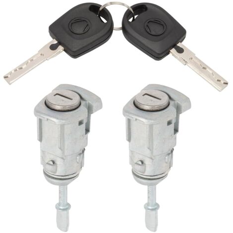 Cilindro serratura per Golf IV Bora Fabia 604837167 604837168 - Chiave serratura portiera - Nucleo serratura di sicurezza veicolo sinistro + destro (1/5)