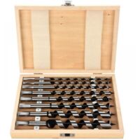 Set di 8 punte esagonali per legno, punte esagonali per legno, set di punte esagonali a spirale per legno, punte per legno in acciaio al carbonio, 6 mm, 8 mm, 10 mm, 12 mm, 14 mm, 16 mm, 20 mm