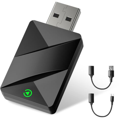 Adaptador CarPlay Inalámbrico T1 Ultracompacto para iPhone, Convierte Cableado en CarPlay Inalámbrico, Plug & Play con Type-C/USB, Compatible con Coches a Partir de 2016 e iOS 10+ (1/5)
