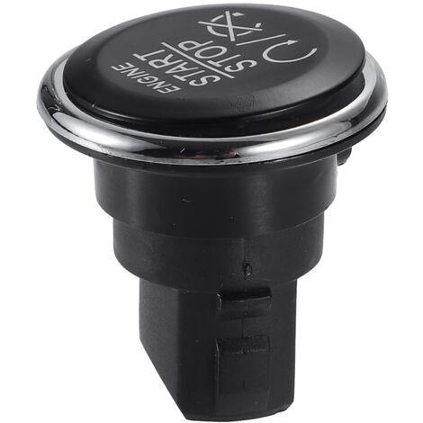 Botón de arranque y parada del motor Motoforti, botón pulsador de arranque, para Dodge Challenger 2008-2014, plástico, n.º 1FU931X9AC, negro (1/5)
