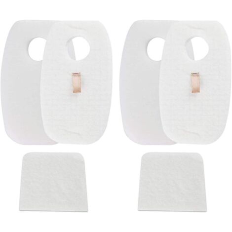 2 piezas Filtros para Shark Rocket HV380uk, Shark HV380UKT, HV380W, HV381, HV382, HV383, HV384Q, Shark DuoClean, Filtros de repuesto de espuma y fieltro, para aspiradora, Compatible con pieza XFFH380  (1/4)